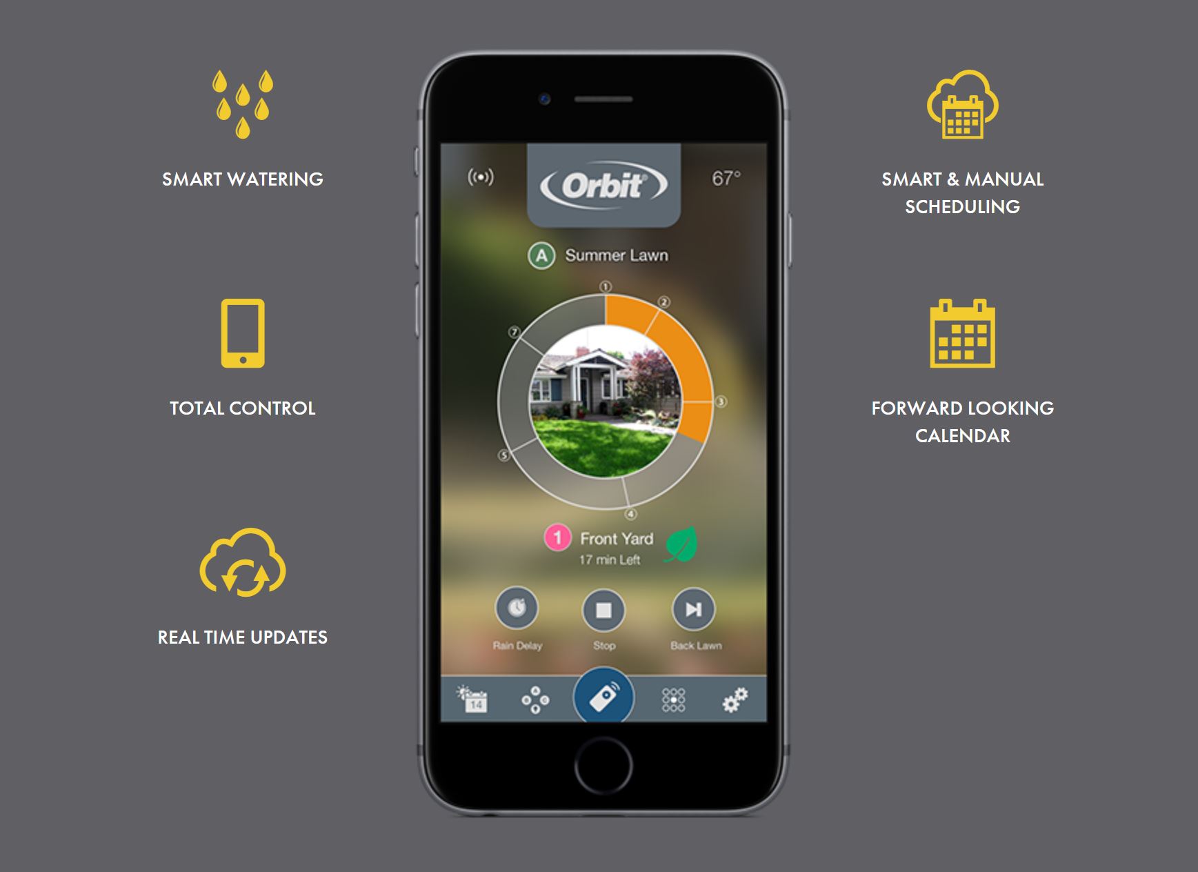 Orbit BHyve Outdoor WiFi Controller 8 Stations Brighton Irrigation