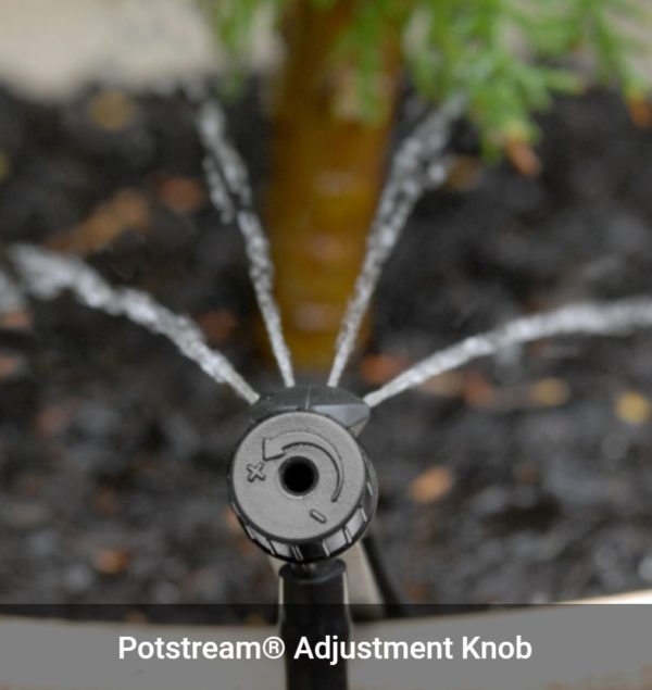 Potstream adjustable knob